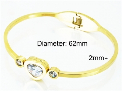 HY Stainless Steel 316L Bangle (Crystal)-HY80B0836HJL