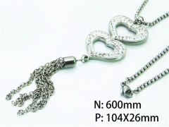 HY Stainless Steel 316L Necklaces (Love Style)-HY02N0129HHW