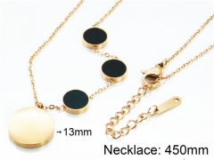 HY Stainless Steel 316L Necklaces-HY80N0249HDD