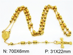 HY Stainless Steel 316L Necklaces (Religion Style)-HY40N0969HME