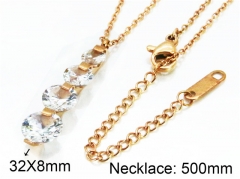 HY Stainless Steel 316L Necklaces-HY80N0250HGG