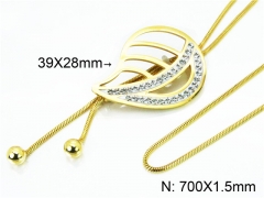HY Wholesale Stainless Steel 316L Necklaces (Other Style)-HY02N0146HJZ