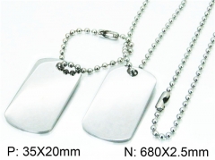 HY Wholesale Stainless Steel 316L Necklaces (Other Style)-HY09N0254NX