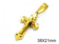 HY Jewelry Stainless Steel 316L Pendants (cross)-HY08P0812MC