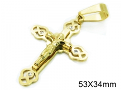HY Jewelry Stainless Steel 316L Pendants (cross)-HY08P0803NX