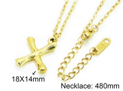 HY Wholesale Stainless Steel 316L Necklaces (Letter Style)-HY09N0280MX