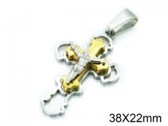 HY Jewelry Stainless Steel 316L Pendants (cross)-HY08P0809MS