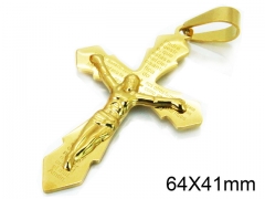 HY Jewelry Stainless Steel 316L Pendants (cross)-HY08P0800ML