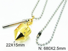 HY Wholesale Stainless Steel 316L Necklaces (Other Style)-HY09N0250PW