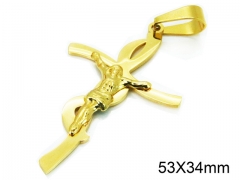 HY Jewelry Stainless Steel 316L Pendants (cross)-HY08P0802M5