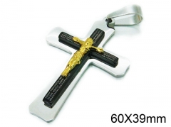 HY Jewelry Stainless Steel 316L Pendants (cross)-HY08P0796NZ