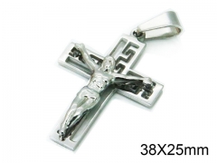 HY Jewelry Stainless Steel 316L Pendants (cross)-HY08P0805LE