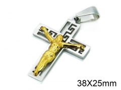 HY Jewelry Stainless Steel 316L Pendants (cross)-HY08P0806LL