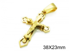 HY Jewelry Stainless Steel 316L Pendants (cross)-HY08P0814MA