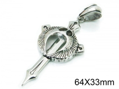 HY Wholesale Stainless Steel 316L Pendants (Skull Style)-HY28P0057ND