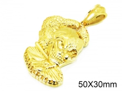 HY Wholesale Stainless Steel 316L Pendants (Skull Style)-HY28P0089PC