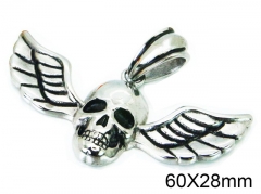 HY Wholesale Stainless Steel 316L Pendants (Skull Style)-HY28P0090OU