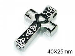 HY Wholesale Stainless Steel 316L Pendants (cross)-HY28P0073HIR