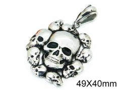 HY Wholesale Stainless Steel 316L Pendants (Skull Style)-HY28P0062OZ