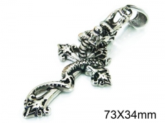 HY Wholesale Stainless Steel 316L Pendants (Animal)-HY28P0081PW