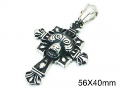 HY Wholesale Stainless Steel 316L Pendants (Skull Style)-HY28P0070NQ