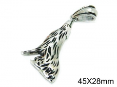 HY Wholesale Stainless Steel 316L Pendants (Animal)-HY28P0110OR