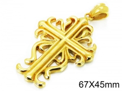 HY Wholesale Stainless Steel 316L Pendants (cross)-HY28P0049HHA