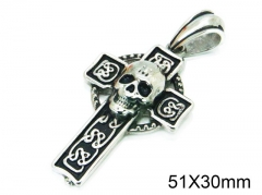 HY Wholesale Stainless Steel 316L Pendants (Skull Style)-HY28P0071NW