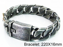 HY Stainless Steel 316L Bracelets (Titanium steel)-HY28B0055LLS