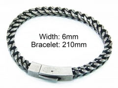 HY Stainless Steel 316L Bracelets (Titanium steel)-HY28B0051ILD