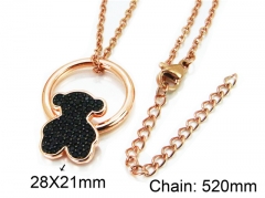 HY Stainless Steel 316L Necklaces (Bear Style)-HY90N0082HPA