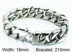 HY Stainless Steel 316L Bracelets (Titanium steel)-HY28B0054KEE