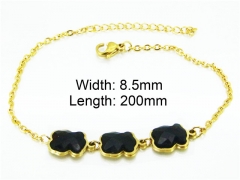 HY Stainless Steel 316L Bracelets (Bear Style)-HY90B0251HKS