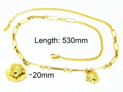 HY Stainless Steel 316L Necklaces-HY64N0037HPD