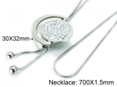 HY Stainless Steel 316L Necklaces (Crystal)-HY02N0163HIG