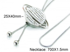 HY Stainless Steel 316L Necklaces (Crystal)-HY02N0161HIE