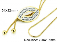 HY Stainless Steel 316L Necklaces (Crystal)-HY02N0160HJW