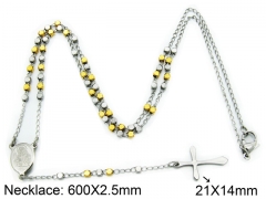 HY Wholesale Stainless Steel 316L Necklaces (Religion Style)-HY55N0088H30