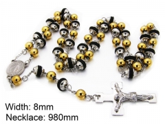 HY Wholesale Stainless Steel 316L Necklaces (Religion Style)-HY55N0003I00