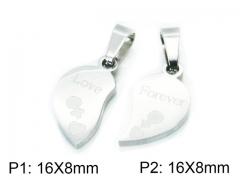 HY Stainless Steel 316L Pendants (Lover)-HY12P0765KW
