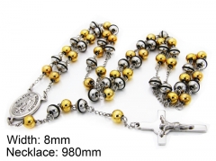 HY Wholesale Stainless Steel 316L Necklaces (Religion Style)-HY55N0004I00