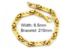 HY Stainless Steel 316L Bracelets (Byzantine)-HY55B0019O0