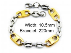 HY Stainless Steel 316L Bracelets (Men Popular)-HY55B0005M0