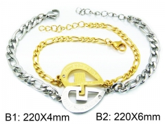 HY Stainless Steel 316L Bracelets (Men Popular)-HY12B0399PA