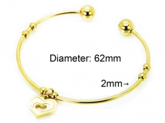 HY Jewelry Wholesale Stainless Steel 316L Bangle (PDA Style)-HY58B0376KV