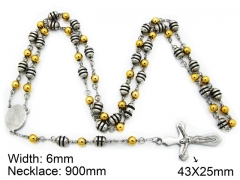 HY Wholesale Stainless Steel 316L Necklaces (Religion Style)-HY55N0076I00