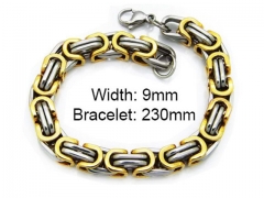 HY Stainless Steel 316L Bracelets (Byzantine)-HY55B0003N0
