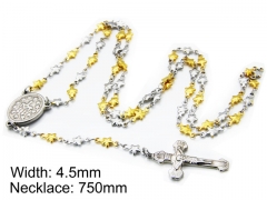 HY Wholesale Stainless Steel 316L Necklaces (Religion Style)-HY55N0050P0