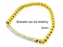HY Stainless Steel 316L Bracelets (Steel Ball Style)-HY12B0397HKL