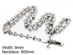 HY Wholesale Stainless Steel 316L Necklaces (Religion Style)-HY55N0013H90